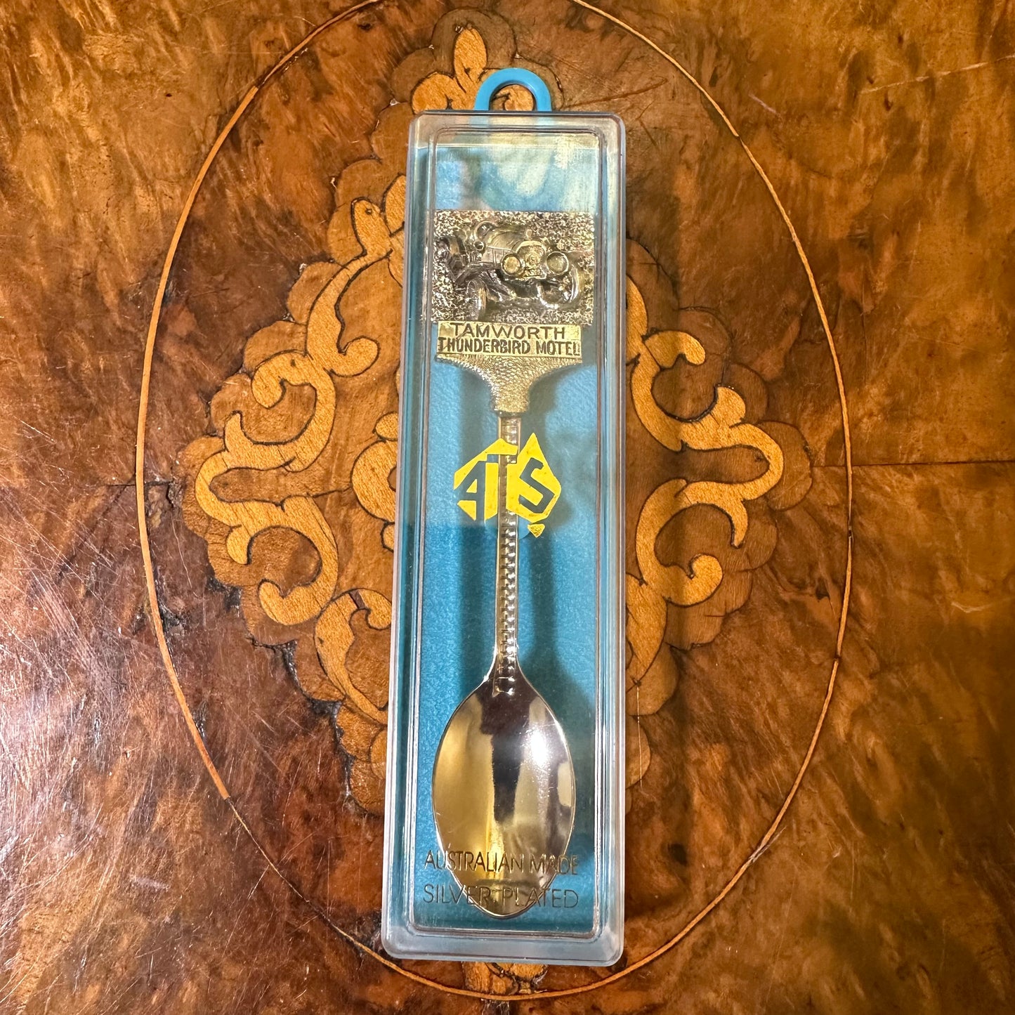 Vintage Silver Plated Tamworth Thunderbird Motel Spoon