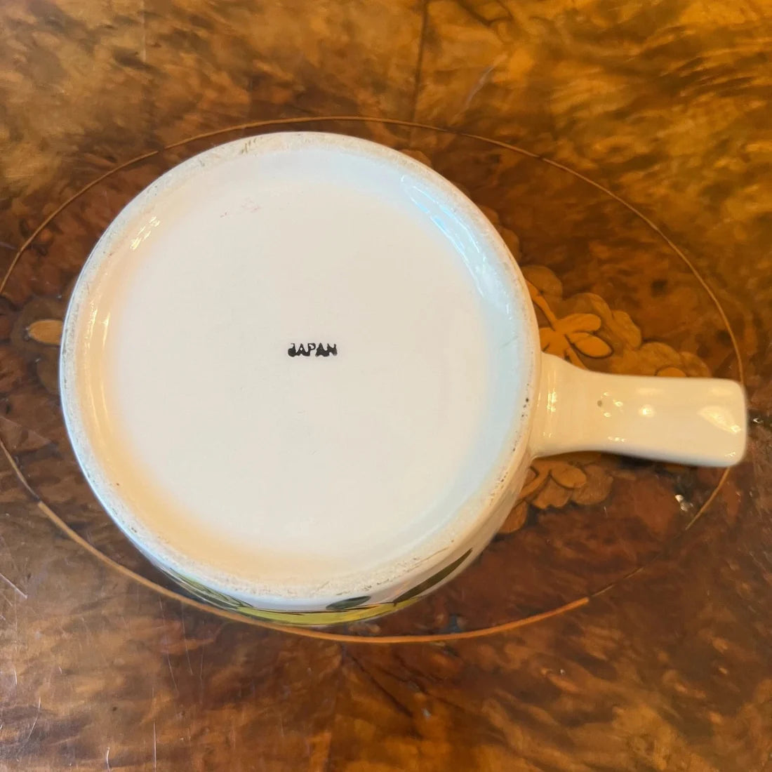 Vintage Japanese Small Pot With Handle