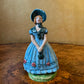 Vintage Spring Lady Porcelain Figurine Statue