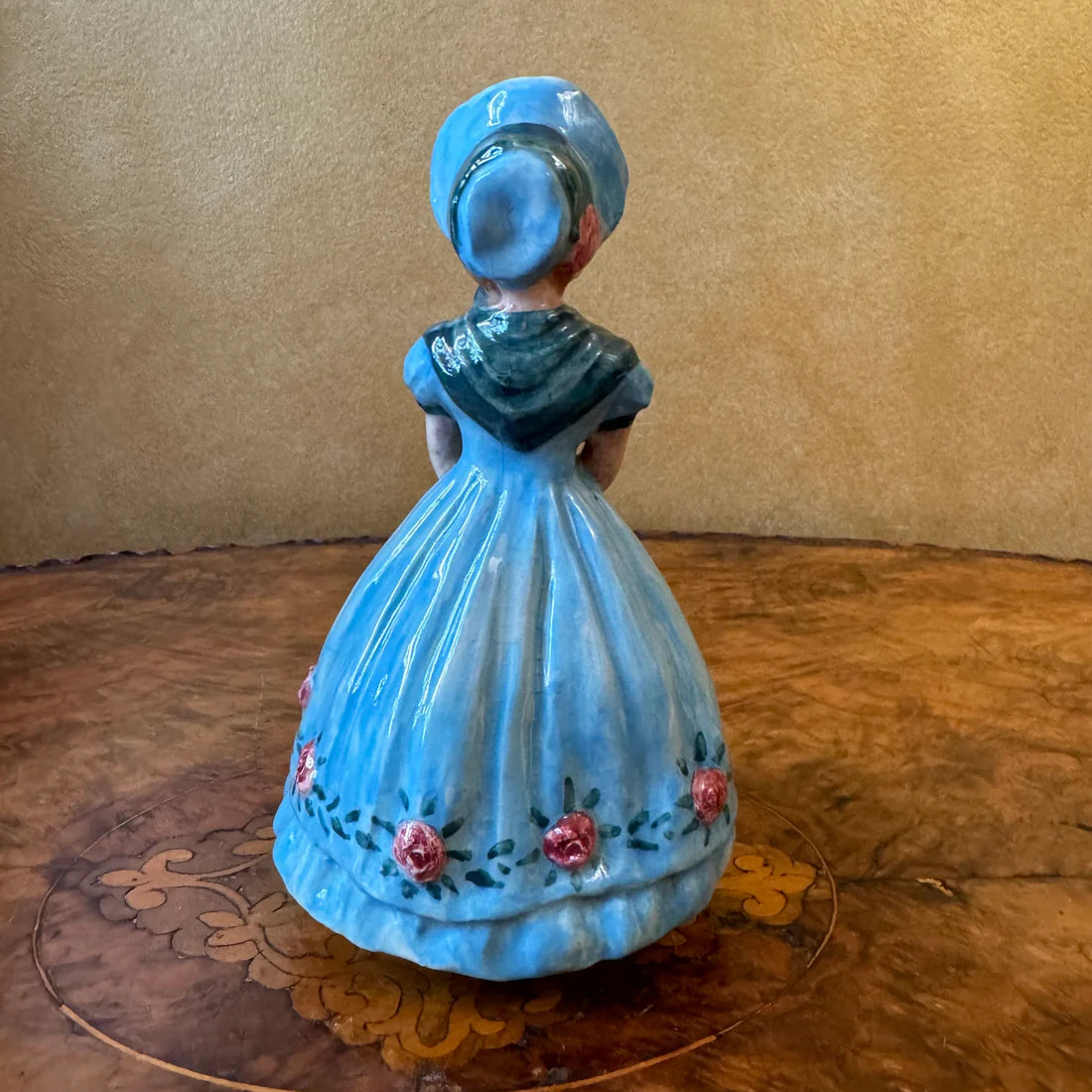 Vintage Spring Lady Porcelain Figurine Statue