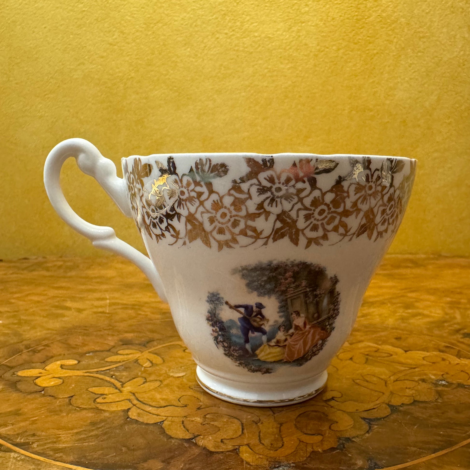 Vintage Springfield Pottery Courting Print 