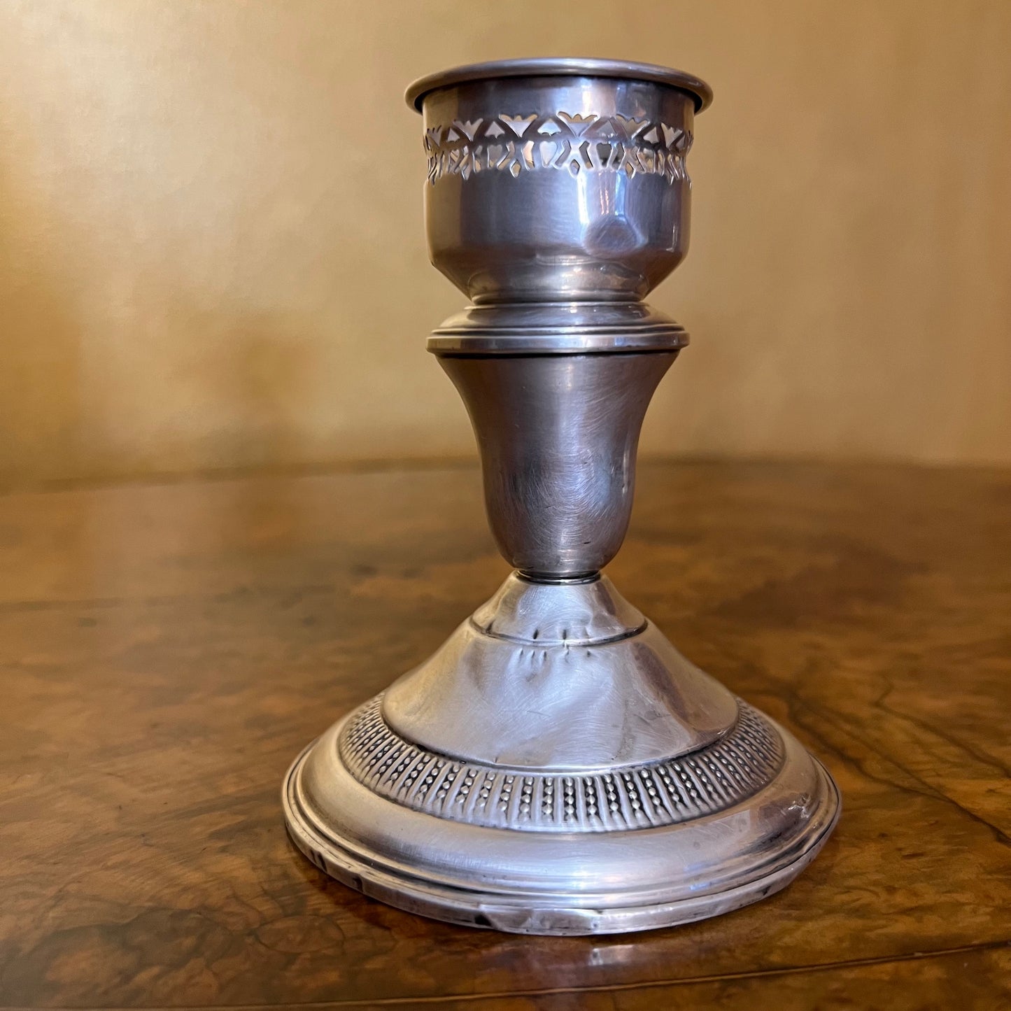 Vintage Sterling Silver Candle Holder 