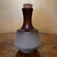 Vintage Dana Safari Pottery Decanter & Two Cups