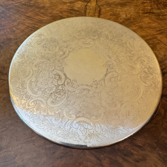 Vintage Strachan Silver Plated Placements Pair 