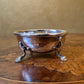 Vintage Strachan Silver Plated Tea Strainer & Bowl With Feet
