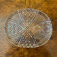 Vintage Stuart Crystal Oval Tray 