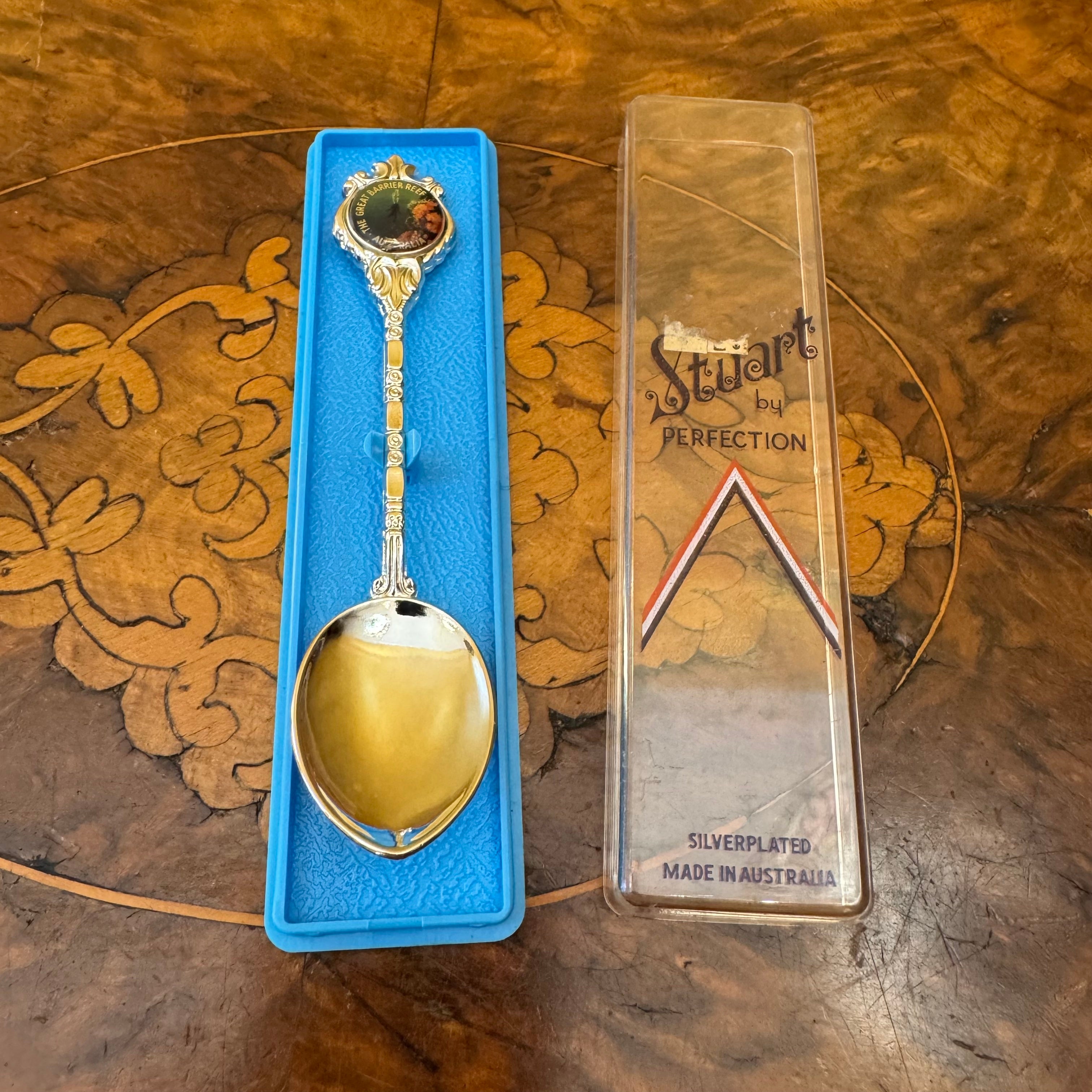 Vintage Stuart Silver Plate Great Barrier Reef Spoon – Antiques Yeah