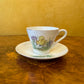 Vintage Superior Duck Floral Print Coffee Cup & Saucer