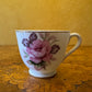 Vintage Superior Quality Floral Print Demitasse Coffee Cup 
