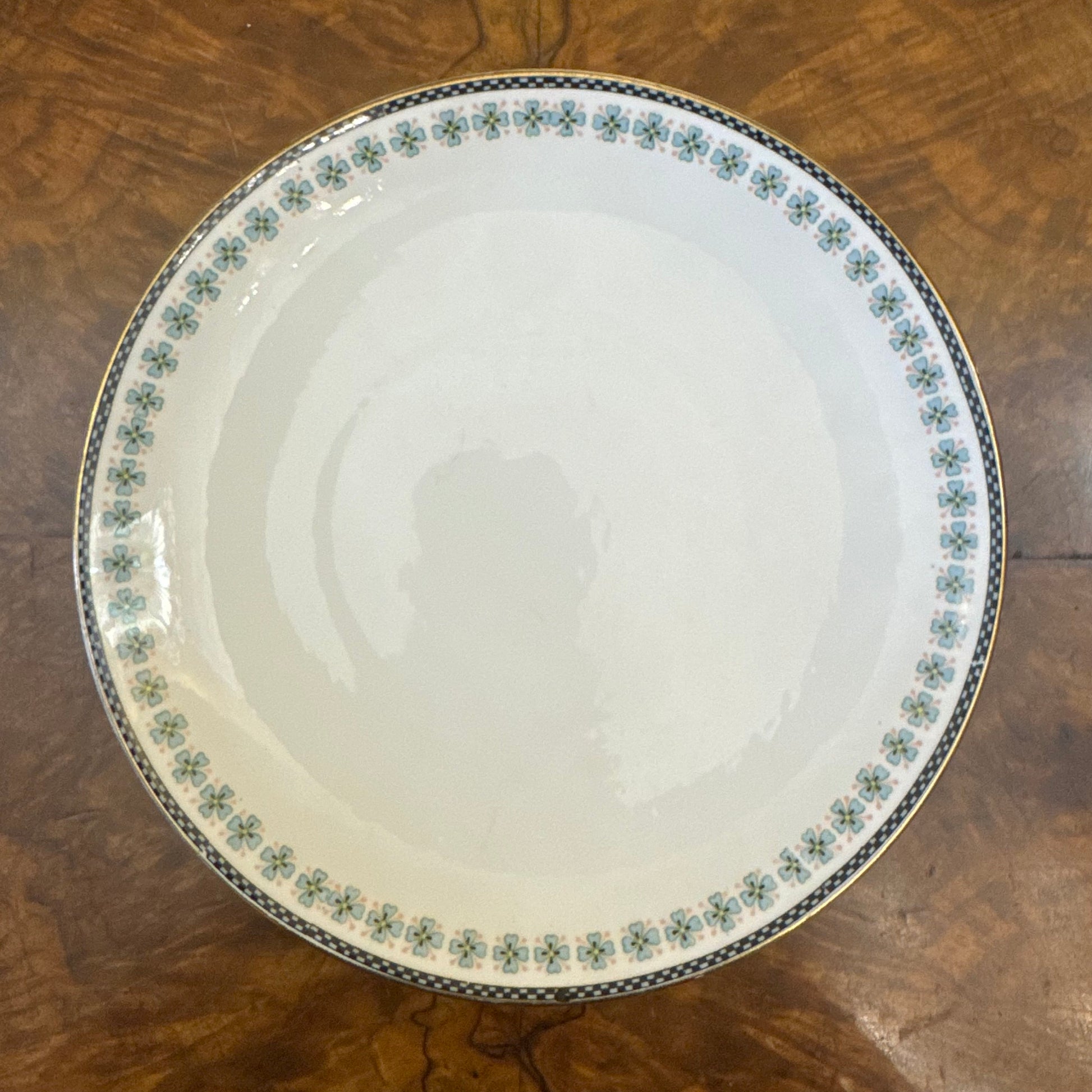 Vintage Taylor & Kent Four Leaf Clover Print Plate 