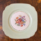 Vintage Taylor & Kent Green Tea Cup Trio Set