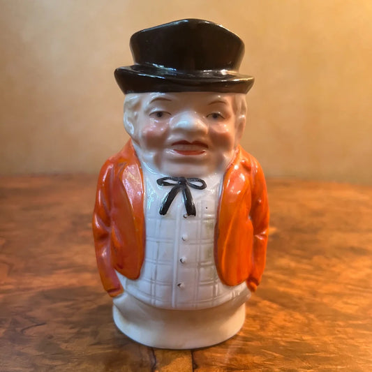 Vintage Orange Jacket Toby Jug