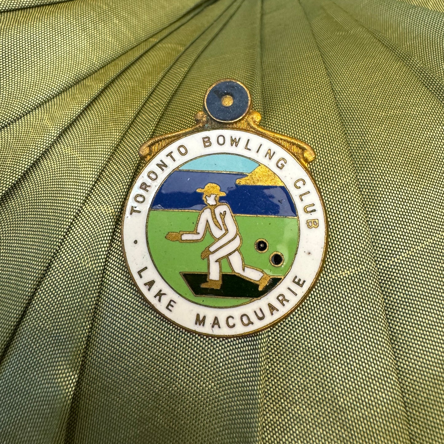 Vintage Toronto Lake Macquarie Bowling Club Badge Pin