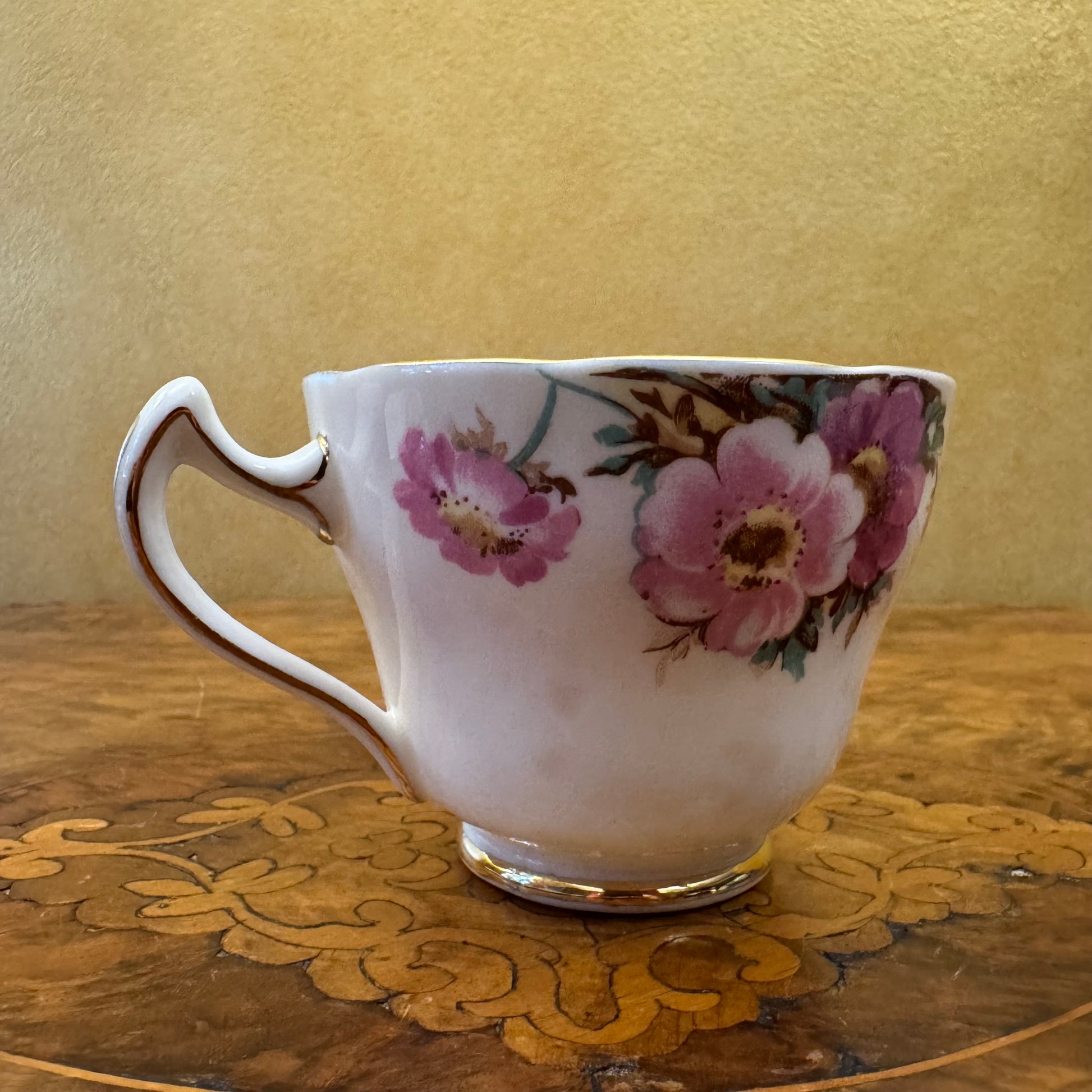 Vintage Trentham Royal Crown Pottery Floral Tea Cup 