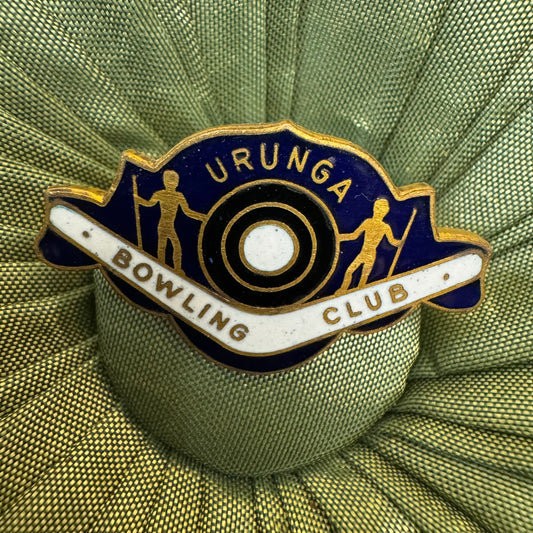 Vintage Urunga Bowling Club Badge Pin