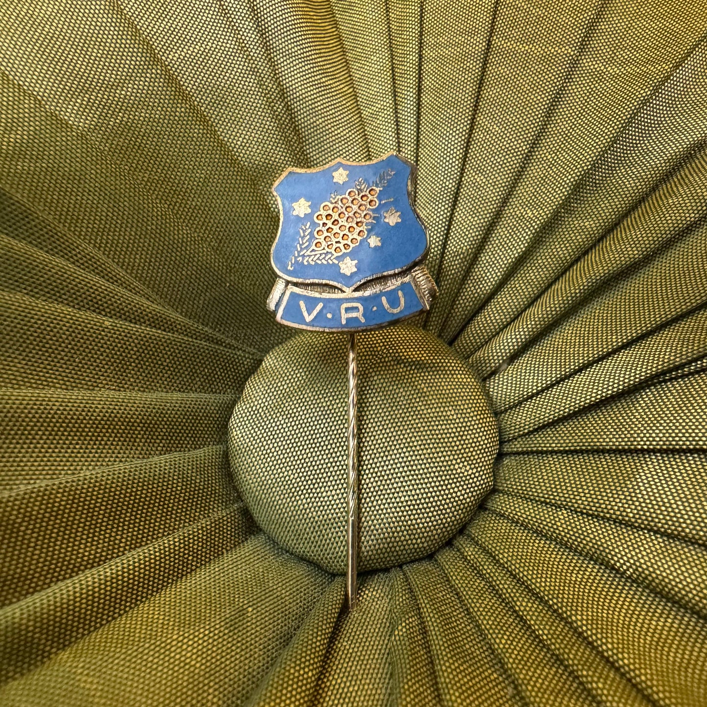 Vintage VRU Blue Pin