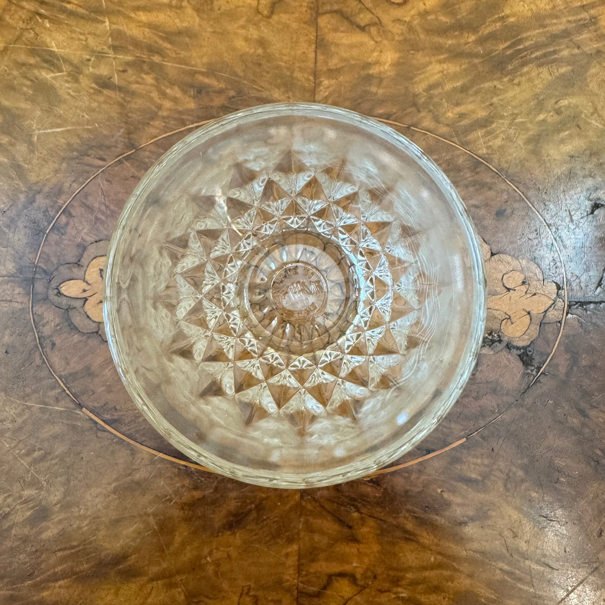 Vintage Vetravir Italian Diamond Cut Glass