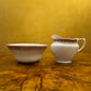 Vintage Victoria Austrian Floral Milk Jug & Sugar Bowl