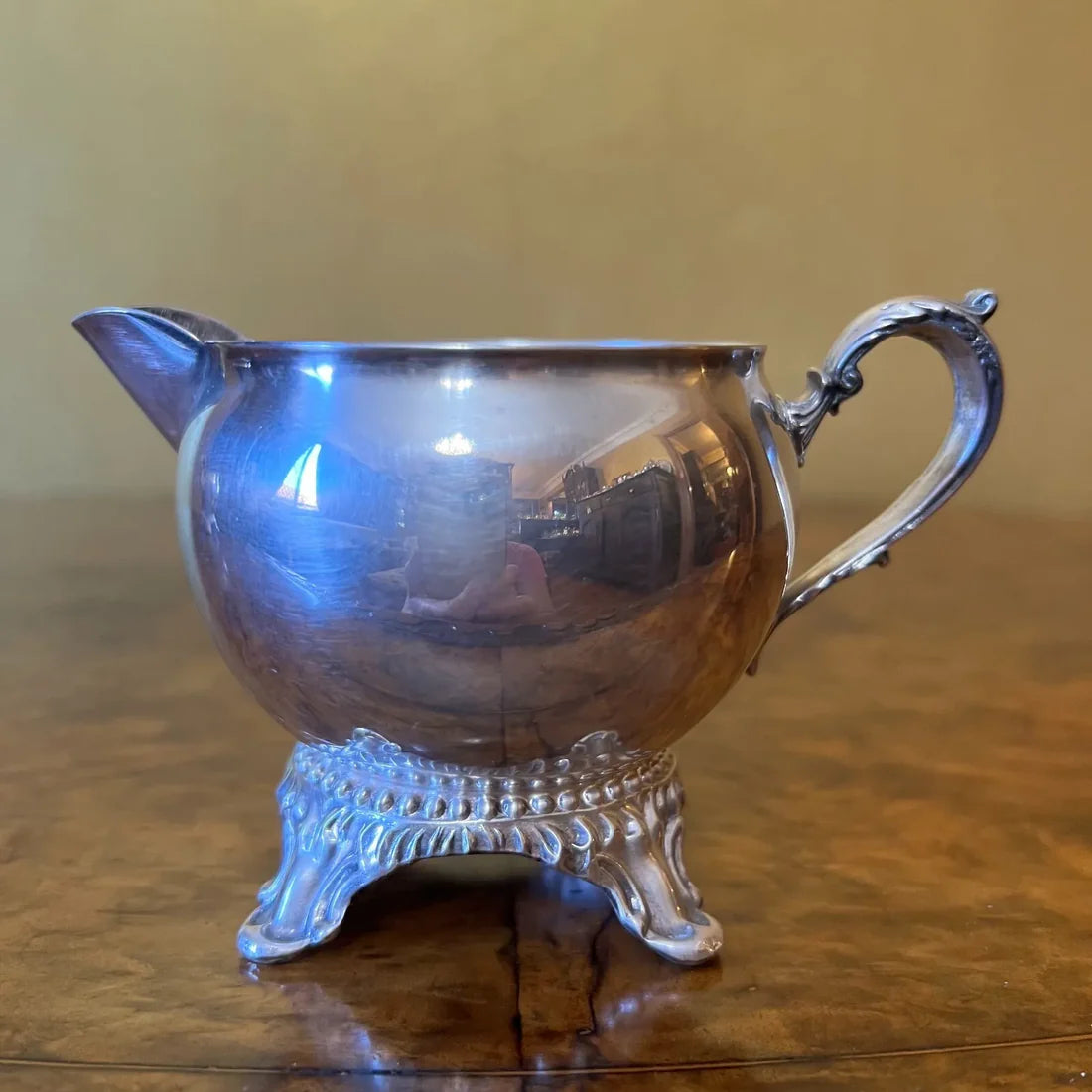 Vintage Viners Silver Plated Tea Pot, Milk Jug & Sugar Set