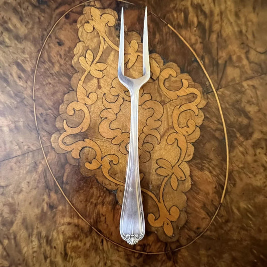 Vintage WRH & Co Silver Plated Bread or Meat Fork