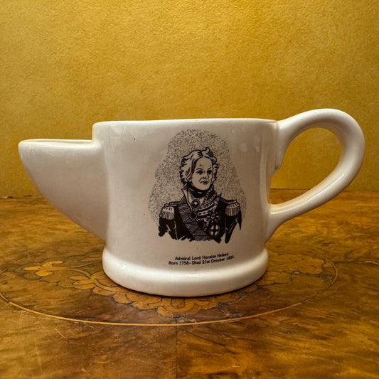 Vintage Wage Admiral Nelson Print Shaving Mug 