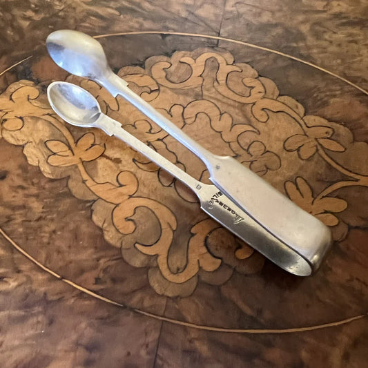 Vintage Walker & Hall Silver Plated Sugar Tongs