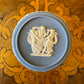 Vintage Wedgwood Blue Jasperware Round Ring Box 