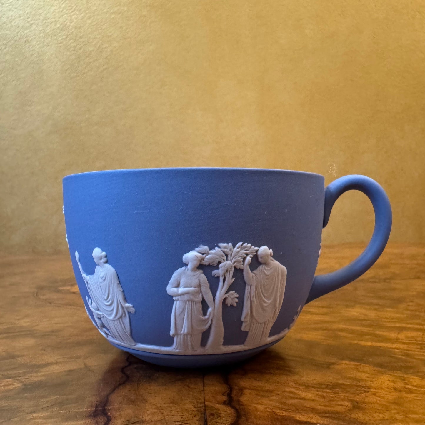 Vintage Wedgwood Blue Jasperware Tea Cup 
