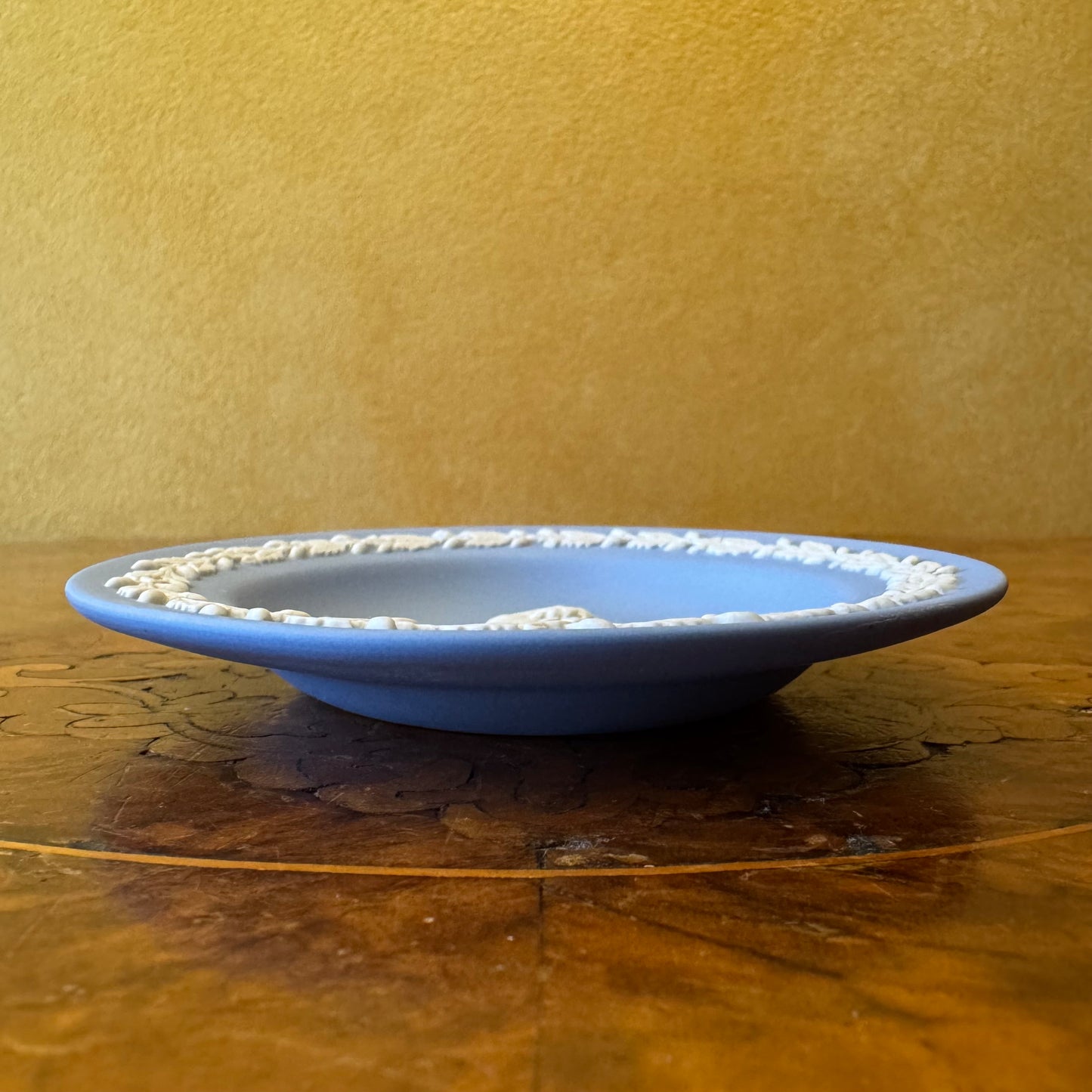 Vintage Wedgwood Blue Jasperware William Shakespeare Dish 