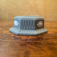Vintage Wedgwood Green Jasperware Tea Light Holder 