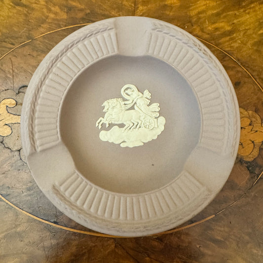 Vintage Wedgwood Jasperware Lilac Small Ashtray 