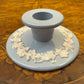 Vintage Wedgwood Queens Ware Blue Candle Holder 