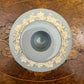 Vintage Wedgwood Queens Ware Blue Embossed Candle Holder 