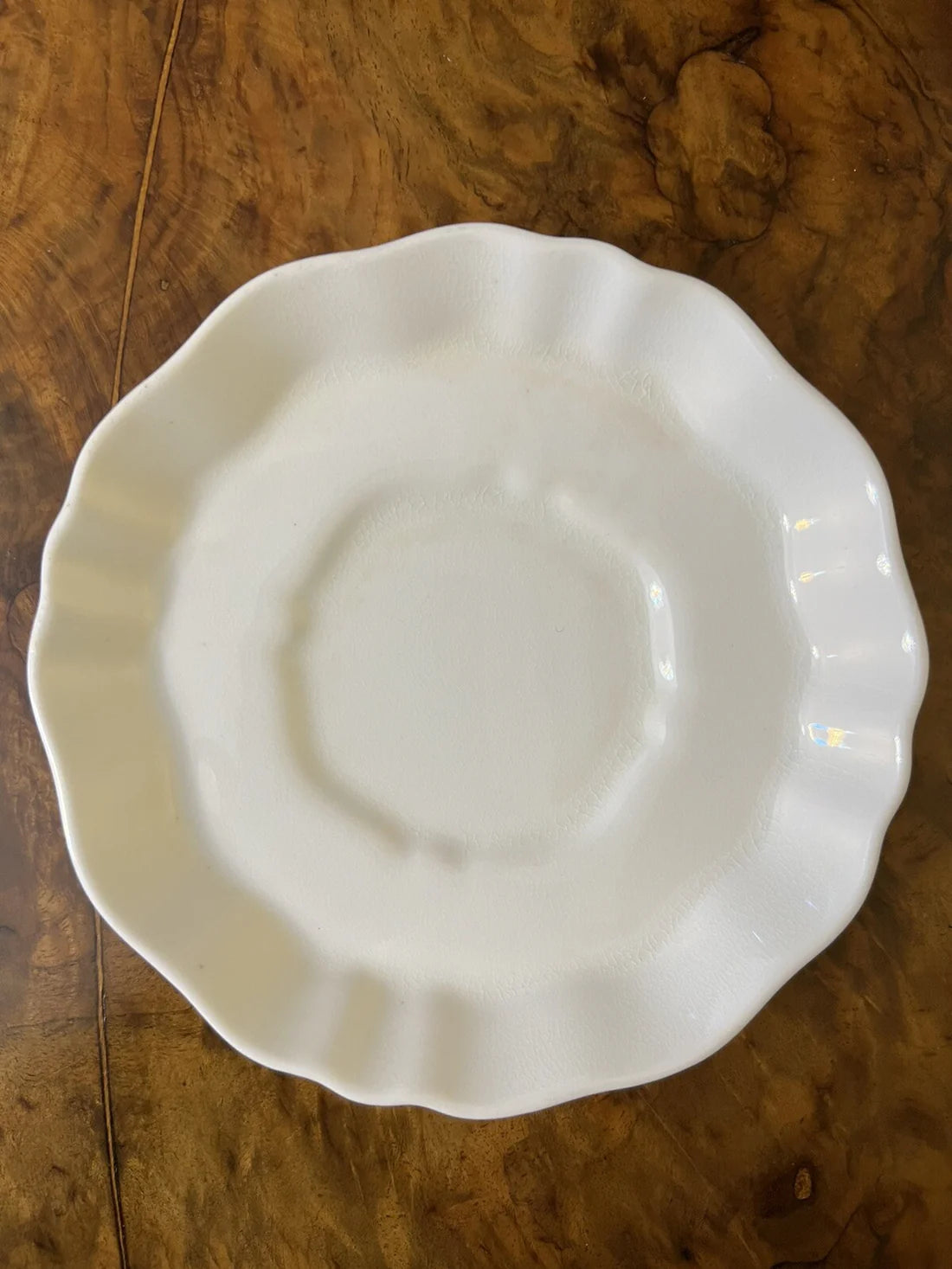Vintage Wedgwood White Small Saucer Dish