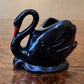 Vintage Wemberly Ware Small Black Swan Ornament