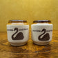 Vintage Western Australia Swan Print Salt & Pepper Shakers 