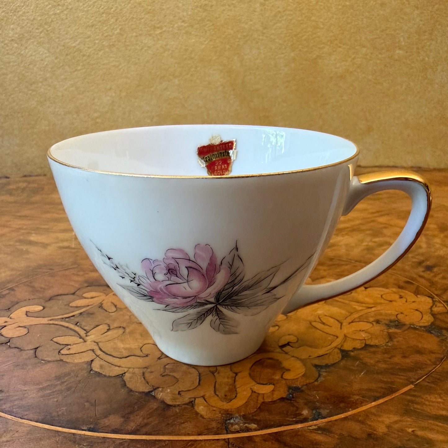 Vintage Westminster Pink Rose Tea Cup 