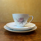 Vintage Westminster Pink Rose Tea Cup Trio Set 
