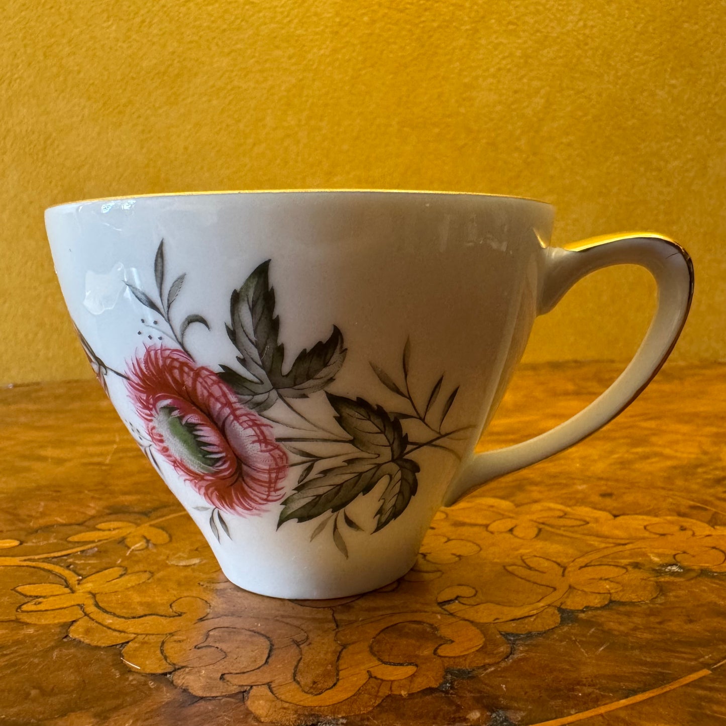 Vintage Westminster Pink Thistle Tea Cup 