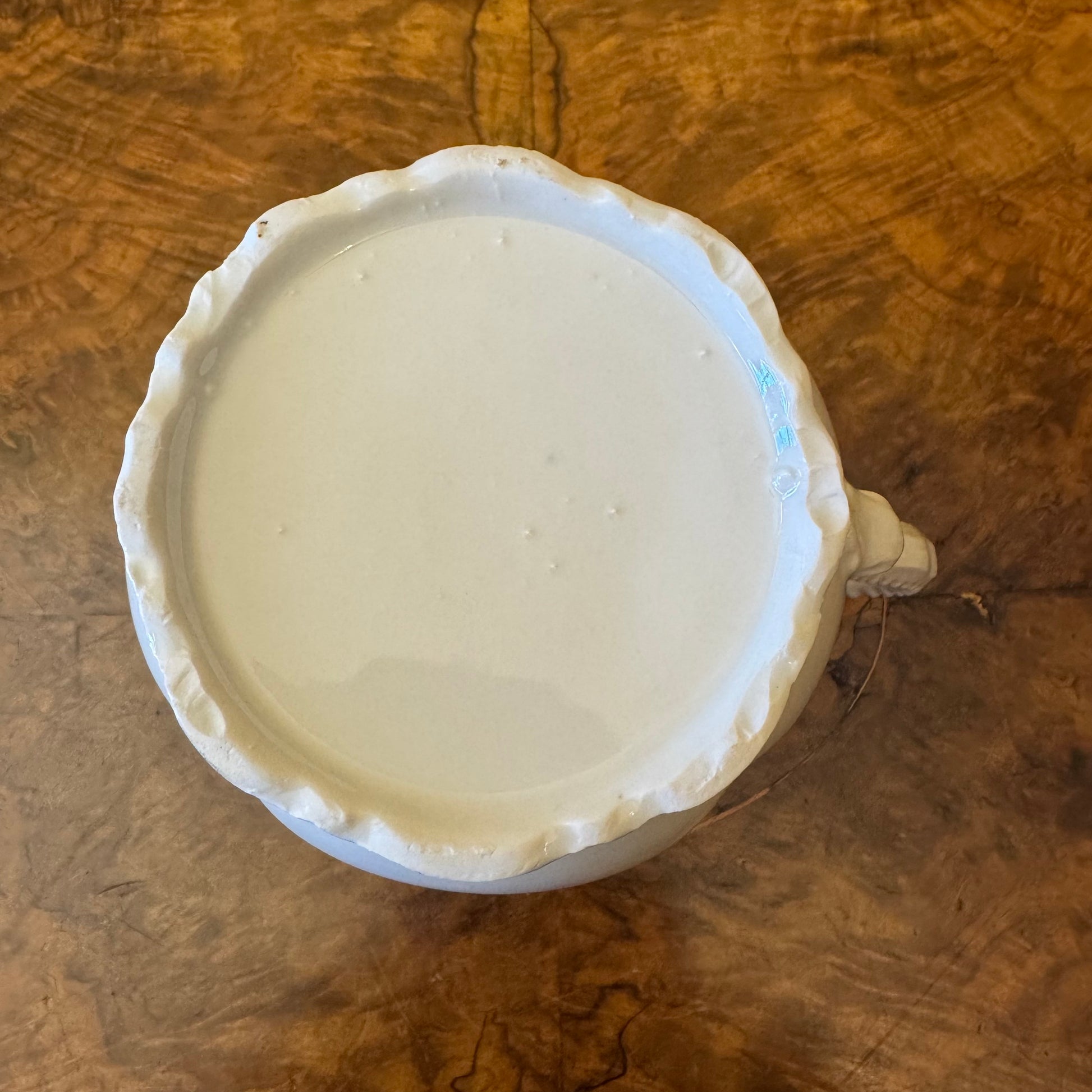 Vintage White Porcelain Creamer 