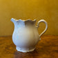 Vintage White Porcelain Milk Creamer Jug 