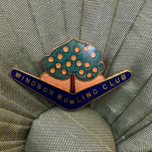 Vintage Windsor Bowling Club Badge Pin