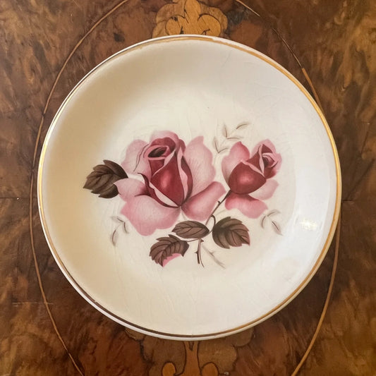 Vintage Woods & Sons Floral Small Dish