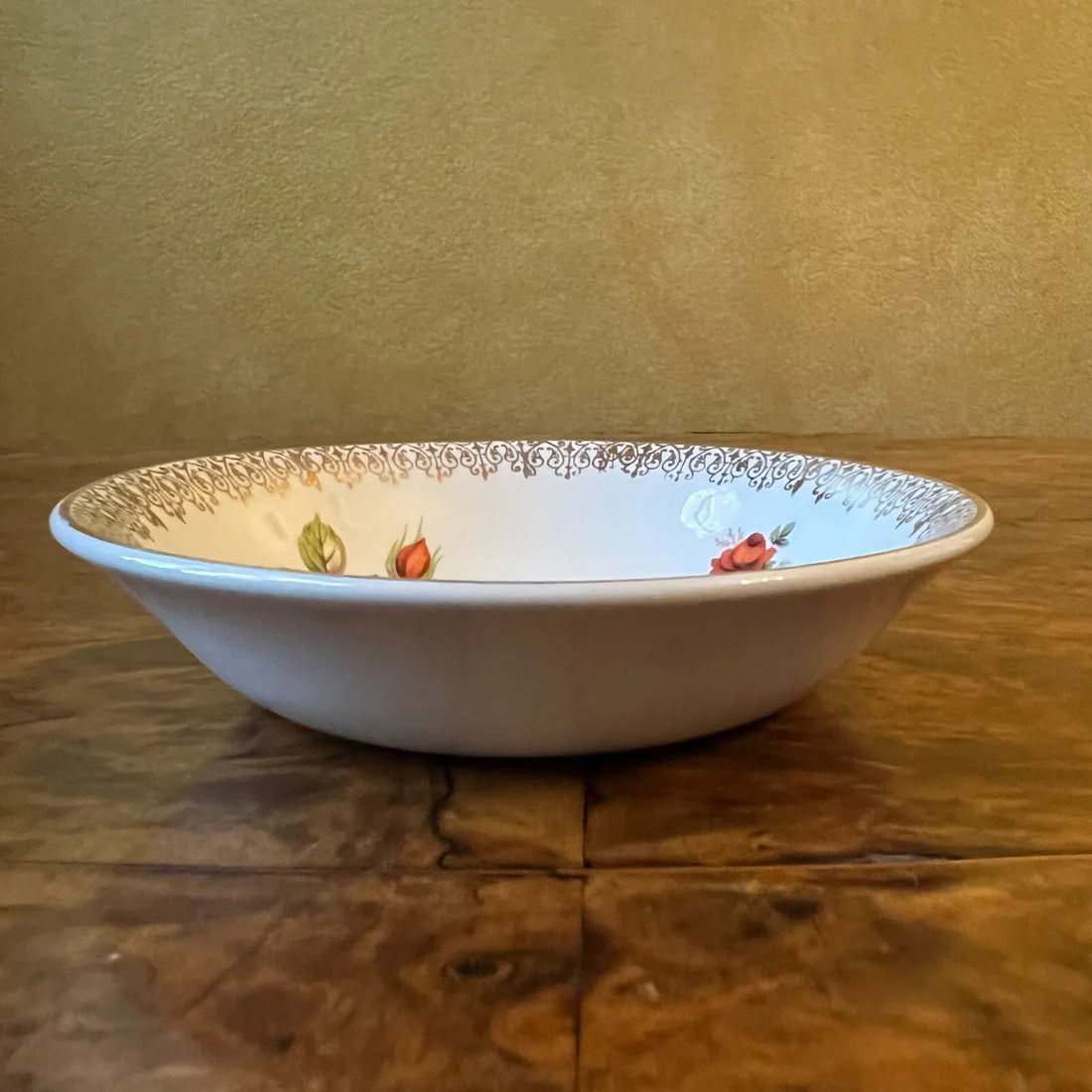 Woods & Sons Red Rose Print Dish