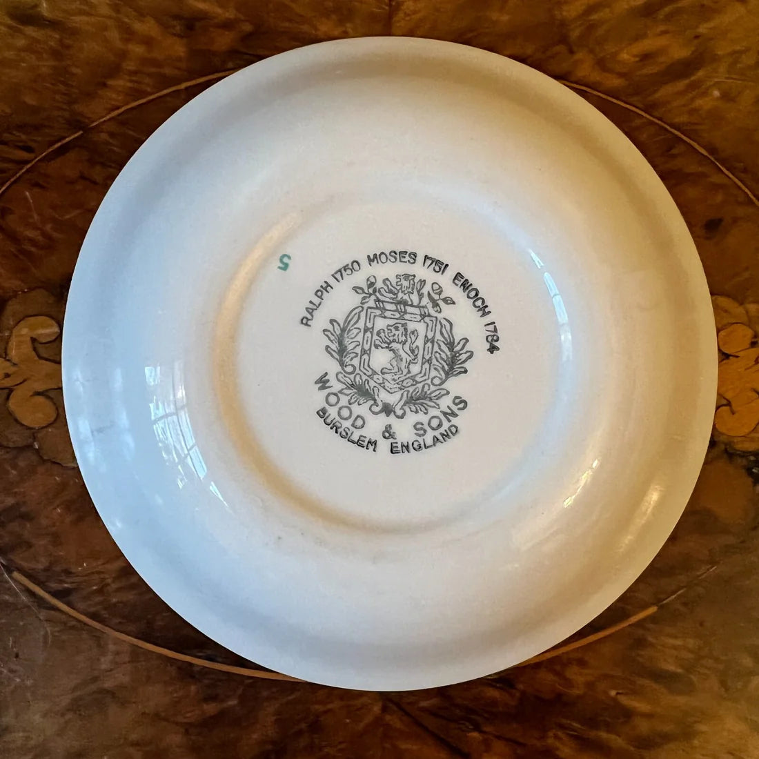 Woods & Sons Red Rose Print Dish