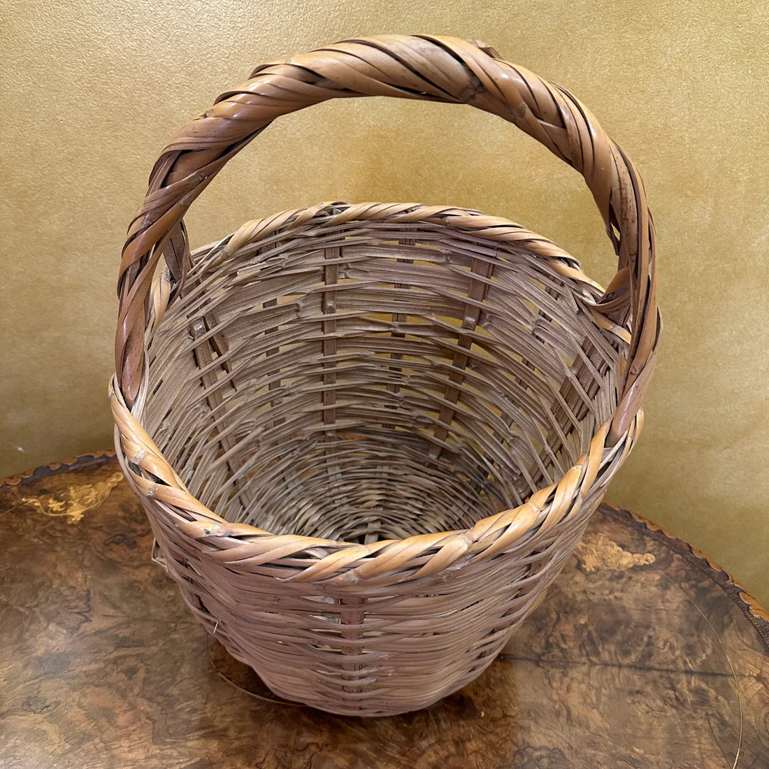 Vintage Wicker Large Basket