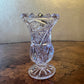 Vintage Zajecar Crystal Bud Vase 