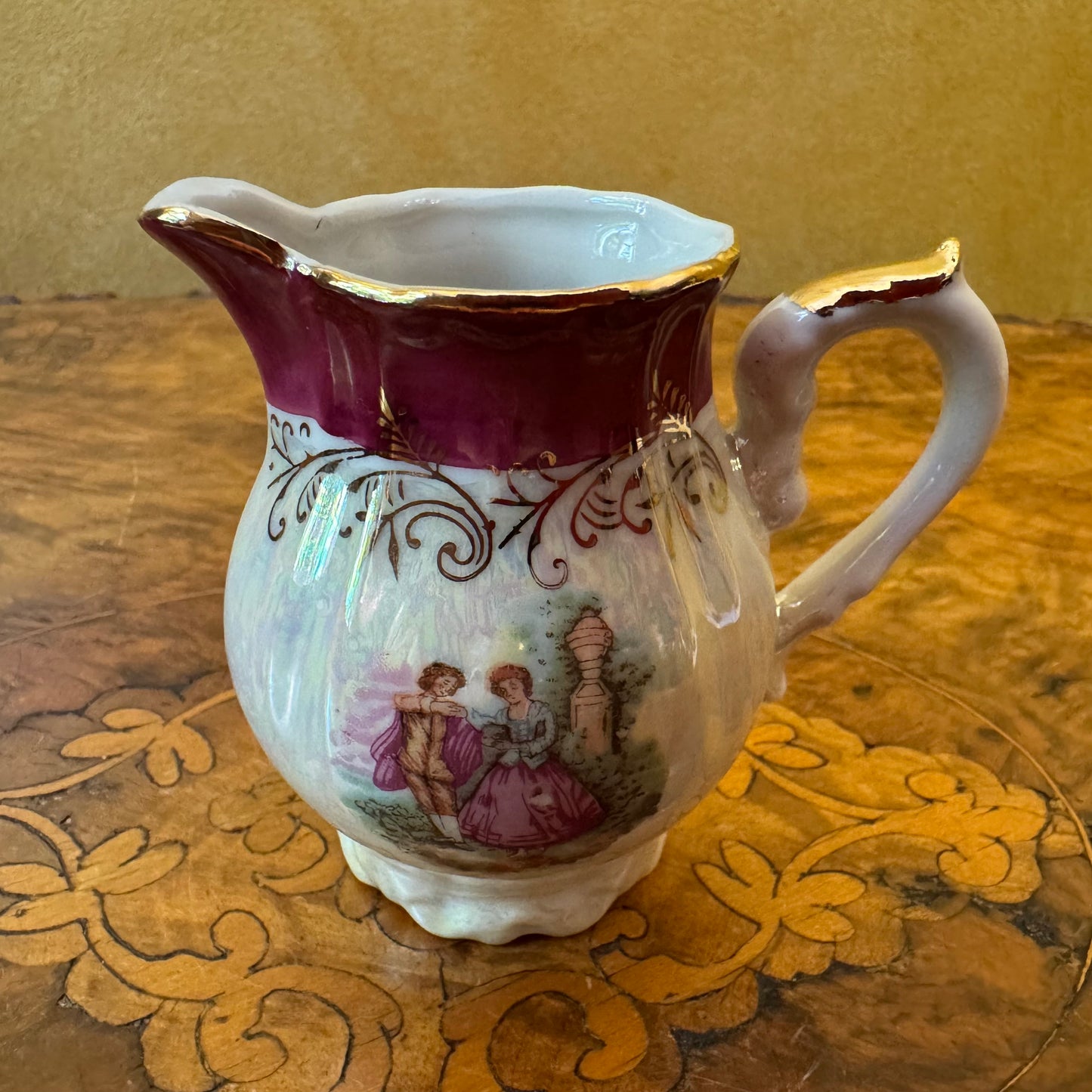 Vintage Zen China Demitasse Jug 