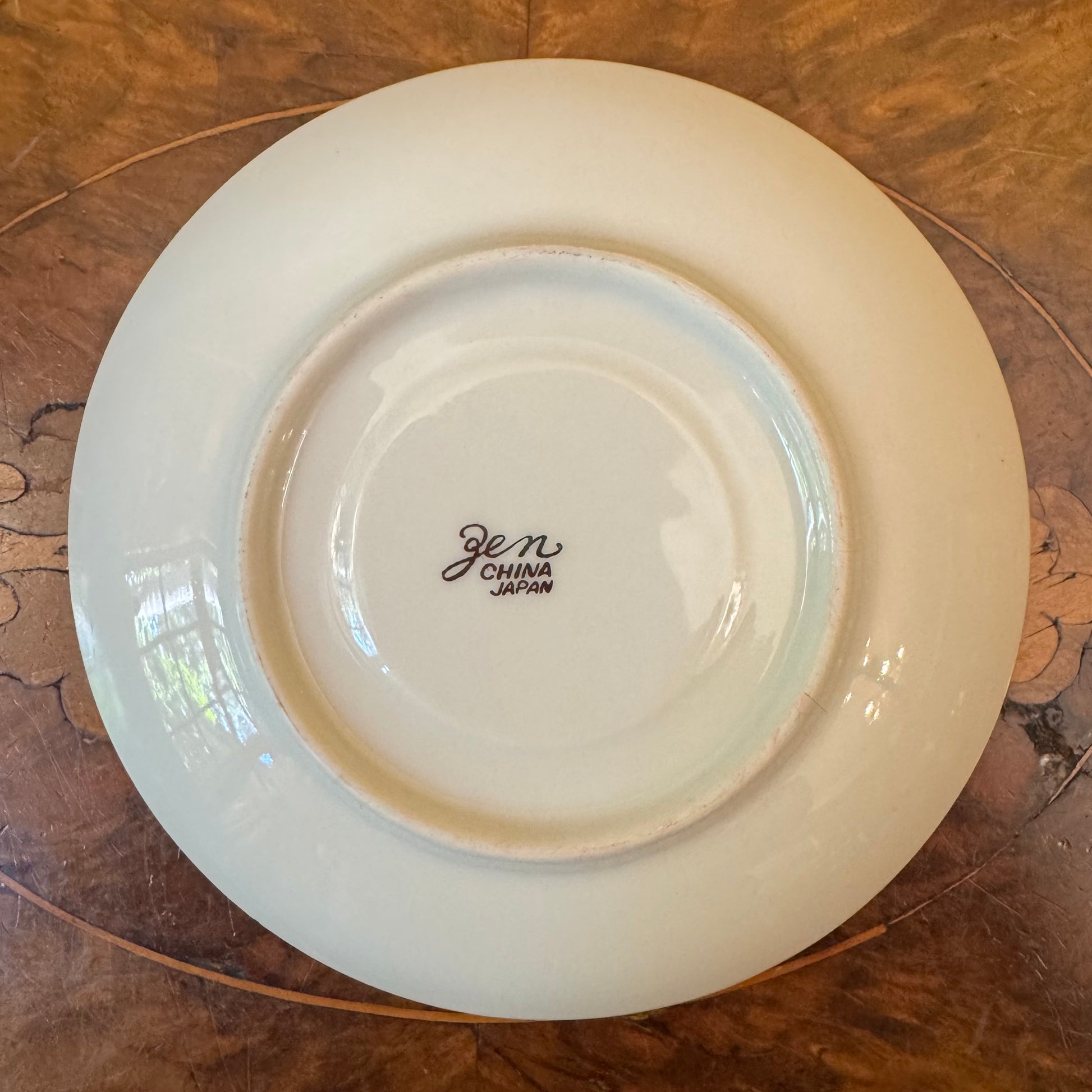 Vintage Zen China Demitasse Sauer Plate