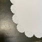 Vintage Cream Shell Edge Napkins Serviettes Set Of Five